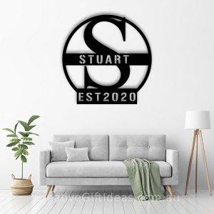 Personalised Family Name cut-out in Alphabet