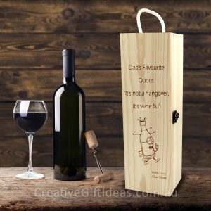 Personalised It's not a Hangover Wine Box