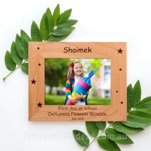 Personalised First Day at School Photo Frame