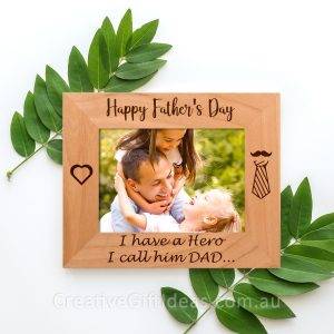 Personalised Happy Father's Day Photo Frame