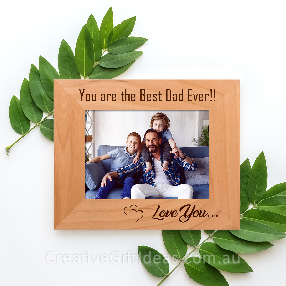 Personalised Best Dad Photo Frame