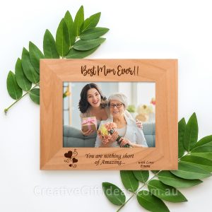 Personalised Best Mum Photo Frame