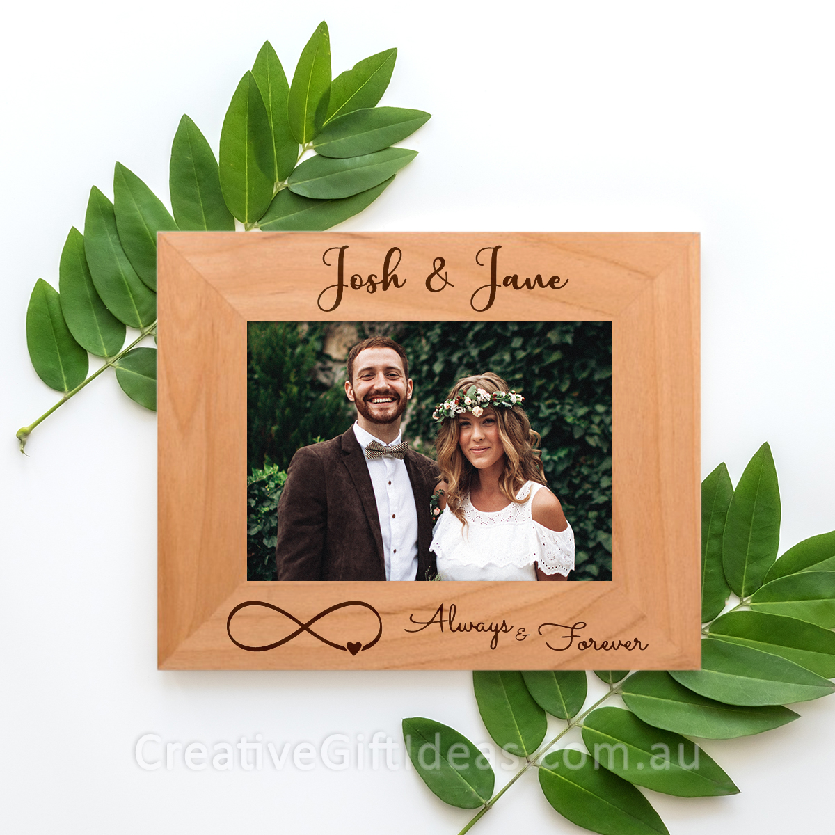 Personalised Always and Forever Photo Frame