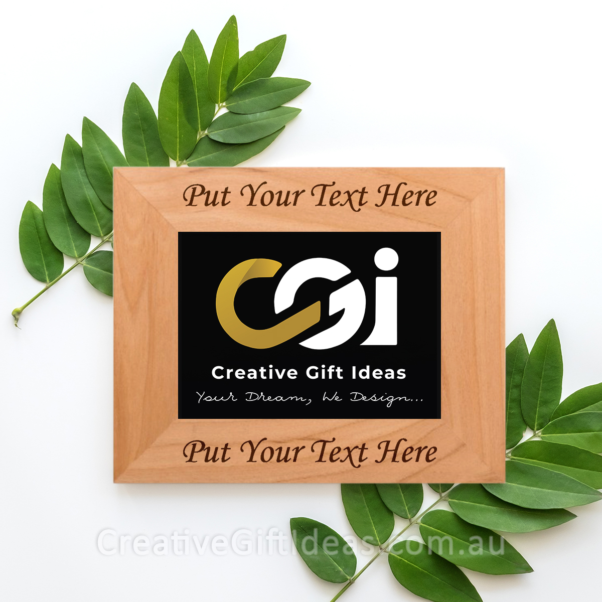 Personalised Custom Wooden Photo Frame