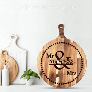 Personalised Chopping Board - Mr & Mrs