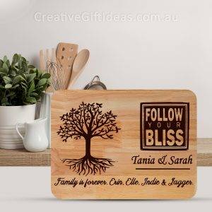 Personalised Chopping Board - Follow your Bliss