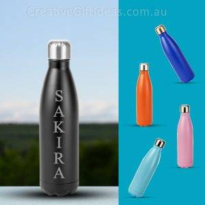 Personalised Vertical Name 500ml drink bottle